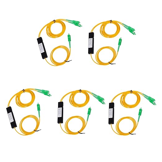 SC APC 1X2 Singlemode Fiber Optical Splitter FBT Fiber Optical Splitter SC/APC by FiberOpticalAccessories