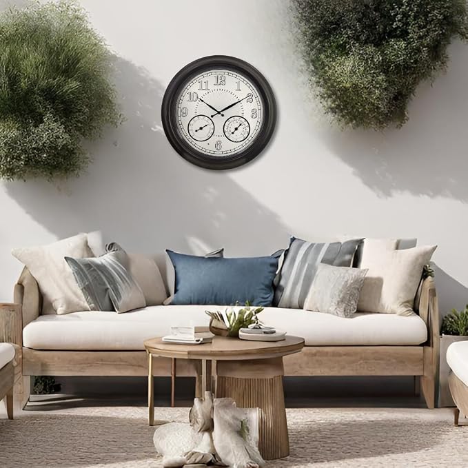 Illuminated Large Outdoor Clock - Image 8
