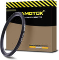 62mm Lens to 58mm Camera Lens Adapter, 62mm to 58mm Filter Step up Ring Adapter by AMOTOK