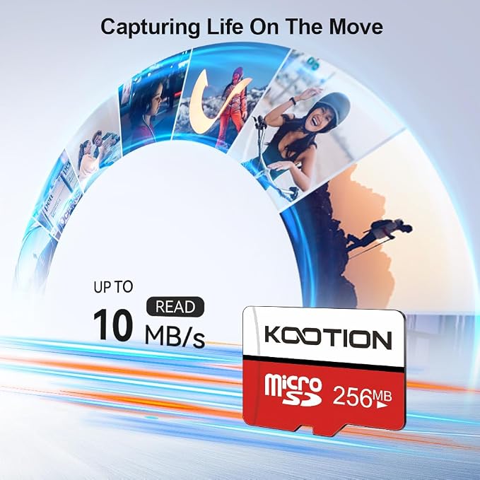 256 MB Micro SD Card 10-Pack, KOOTION Class 4 Low Capacity Memory Cards - Image 2