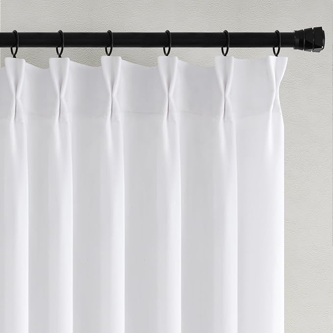 Memory Trained Pinch Pleated Curtains 72 Inches Long, Viral Linen Pinch Pleat - Image 6