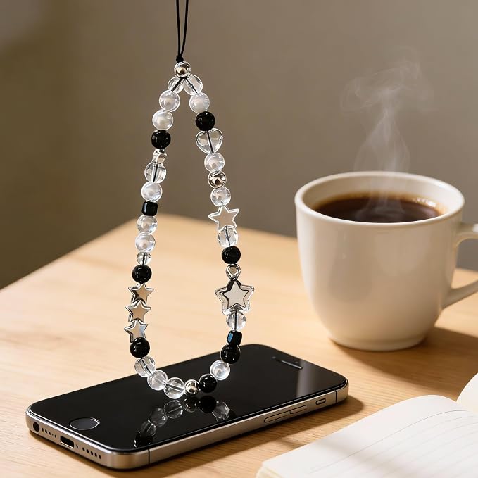 Cute Beaded Camera Wrist Strap for Phone, Digital Camera Charm Lanyard - Image 8