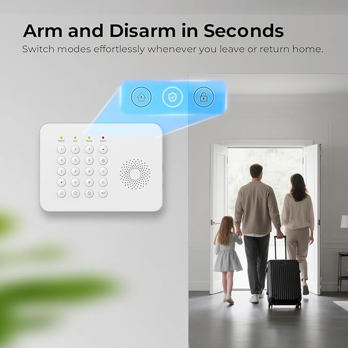 Wireless Home Security System WiFi/4G Home Alarm System - Image 3