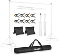 EMART Backdrop Stand 10x7ft Photo Studio Adjustable Background Stand Support kit by EMART