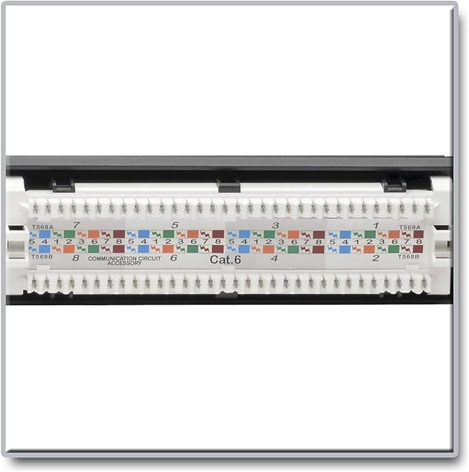 Eaton Tripp Lite Cat6 24-Port PoE+ Patch Panel, RJ45 Ethernet, 1U Rackmount - Image 3