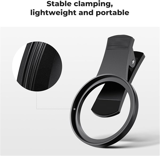 K&F CONCEPT 52mm Clip-on CPL Phone Camera Lens Filter Kit, Circular Polarizer - Image 2