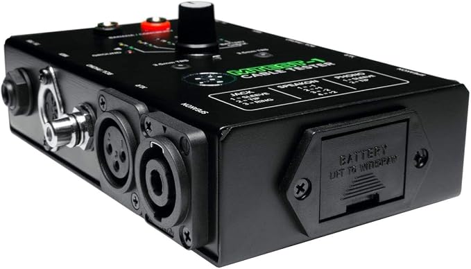 Mackie Cable Tester, 5-Way Switch Battery-Powered Connector Test - Image 5