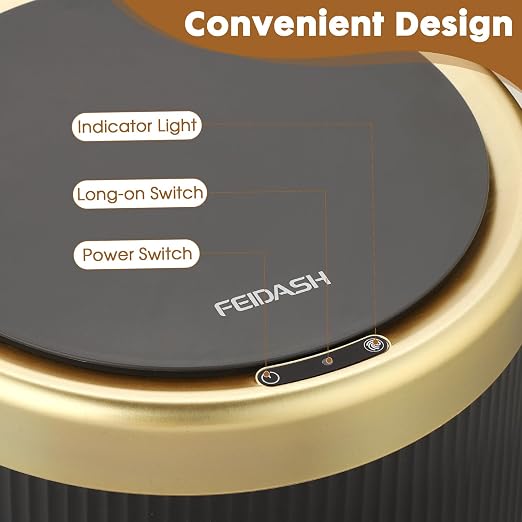 Smart Bathroom Trash Can Garbage Can - Image 3