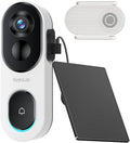 BOTSLAB Solar Powered Doorbell Camera Wireless, No Subscription Required by BOTSLAB