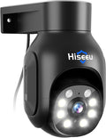 Hiseeu 5MP Wireless Outdoor Security Camera, WiFi Surveillance PTZ Camera by Hiseeu