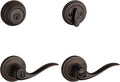 Kwikset 991 Tustin Entry Lever and Single Cylinder Deadbolt Combo Pack by Kwikset