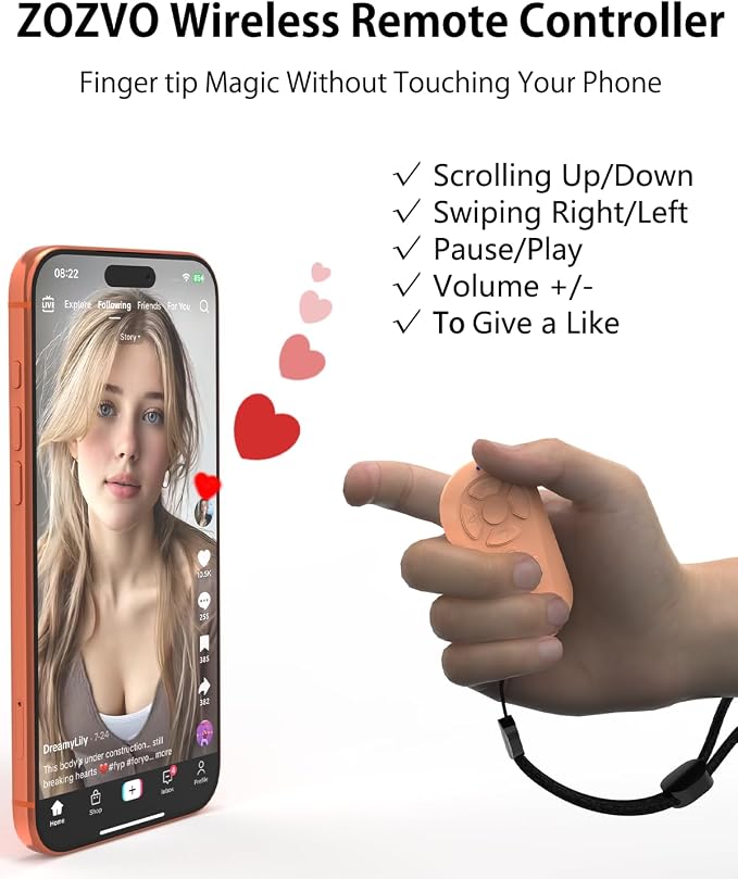 Wireless Remote Controller for iOS/Android Bluetooth Remote Control for TikTok - Image 2