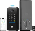 Anweller Smart Deadbolt Lock, WiFi Fingerprint Keyless Entry Door Lock by AnwellerSmart