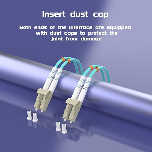 3Meters 10ft LC/UPC-LC/UPC 10GB Multi-Mode Fiber Optic Cable LC to LC OM3 LC-LC - Image 6