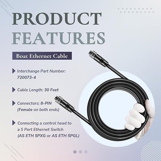 720073-4 30 Foot Ethernet Cable, Replace - Image 3