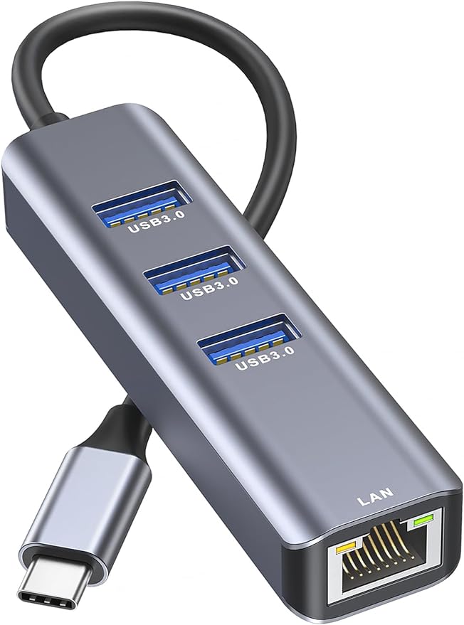 USB C to Ethernet Adapter, Vilcome RJ45 to USB C Thunderbolt 3/Type-C Gigabit by Vilcome