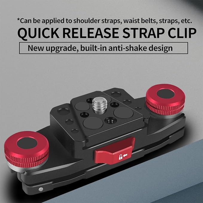 Backpack Camera Clip with Plate Quick Release Capture Clamp System Backpack - Image 4