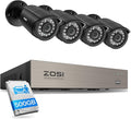 ZOSI 8CH 3K Lite Home Wired Security Camera System, AI Human Vehicle Detection by ZOSI