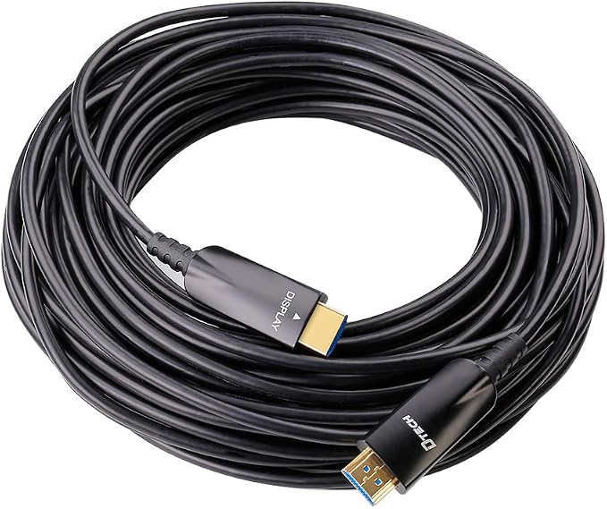 DTECH 50m Fiber Optic HDMI Cable 4K 60Hz 1080p Ultra HD Video 3D HDCP CEC High - Image 3