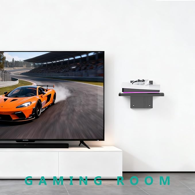 WALI Floating TV Shelf, 1 Tier Projector Shelf - Image 7