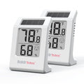 BaldrTherm Humidity Thermometer Meters, Solar-Powered Indoor Temperature Sensor by BaldrTherm
