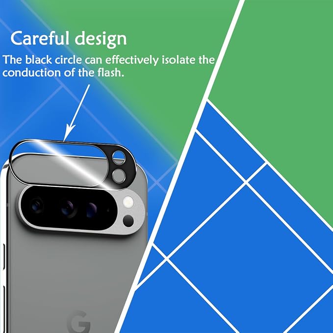 BIGFACE for Pixel 9 Pro Tempered Glass Screen Protector + Camera Lens Protector - Image 4