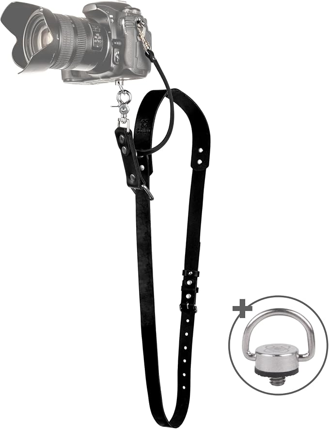 C Coiro Leather Camera Strap Crossbody by CCoiro