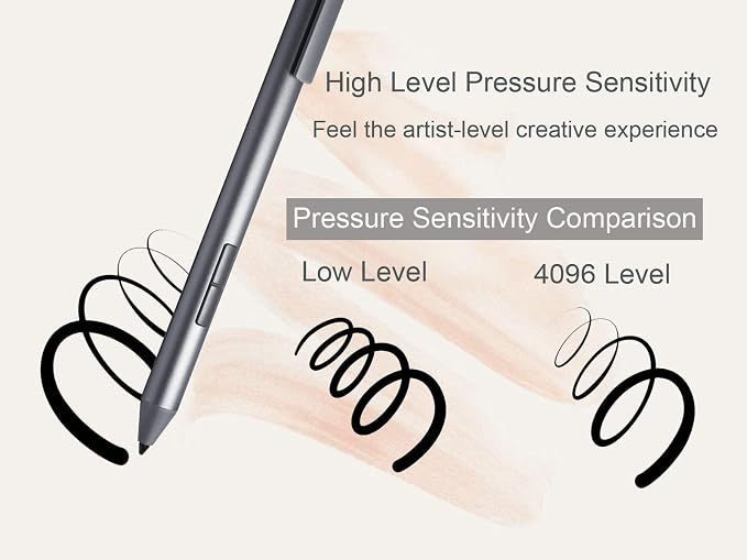 LAZARITE M Pen, Active Stylus for Lenovo Tab P11, Flex 5/14, Yoga 7i, Hp Envy - Image 4