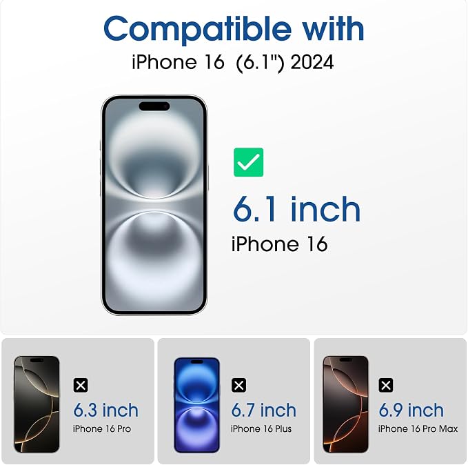 amFilm Auto-Alignment OneTouch for iPhone 16 Screen Protector + Camera Lens - Image 2