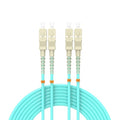 Fiber Patch Cable 196ft/60meters SC/UPC to SC/UPC OM3 10Gb/Gigabit MultiMode by Buacoz