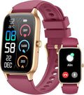 Jugeman Smart Watch for Men Women, 1.57" Smartwatch, Fitness Tracker Red by Jugeman