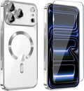 Magnetic Glossy Case for iPhone 17 Pro Max, iPhone 17 ProMax Phone Case Slim by Unknown