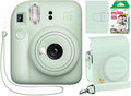 Fujifilm Instax Mini 12 Instant Camera Mint Green + Minimate Custom Designed by FUJIFILM
