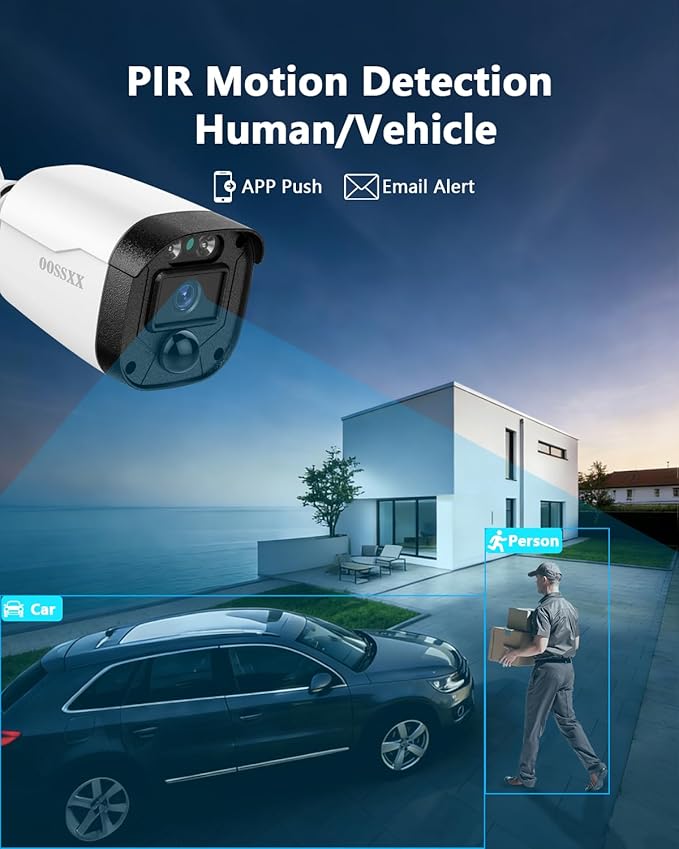 Outdoor Wired Security Camera System Home Video Surveillance Cameras Systems - Image 3