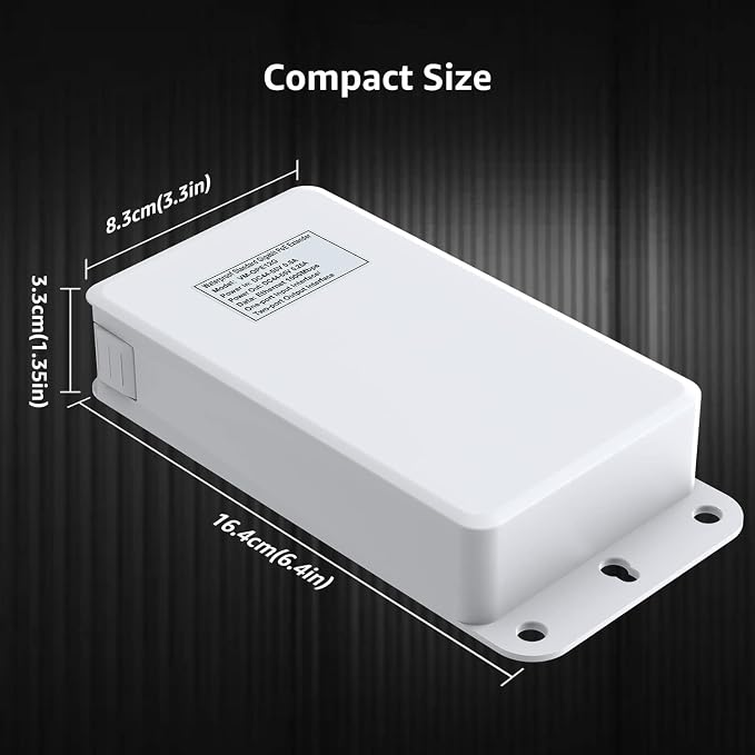 VIMIN 2-Port Outdoor PoE Gigabit Extender, 1 in 2 Out PoE Repeater - Image 4