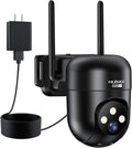 MUBVIEW Black 360° Security Cameras Wireless Outdoor, 24/7 Wired Outdoor Camera by MUBVIEW