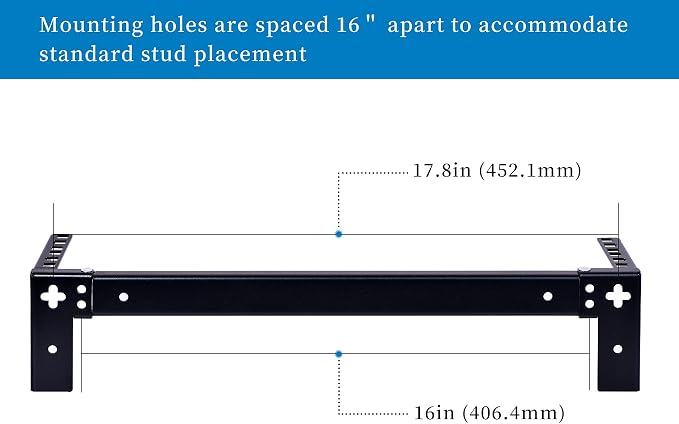 RackPath 2U Vertical Wall Mount Rack - Image 3