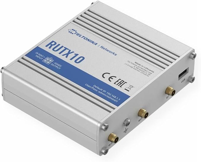 Teltonika RUTX10000200 Professional Ethernet Router, US PSU, 4 x Ethernet Ports - Image 3