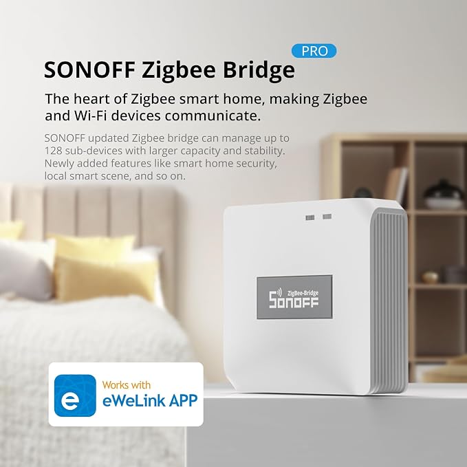 SONOFF Zigbee Bridge Pro Hub, ZigBee 3.0 Smart Gateway, APP Control and - Image 2