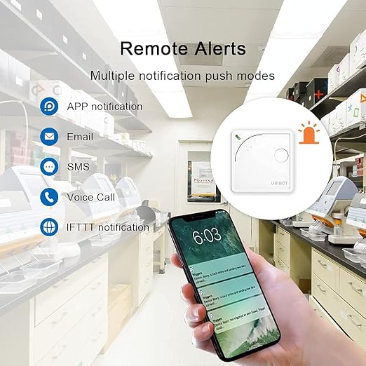 WS1 WiFi Environmental Sensor: Temp, Light Monitoring | External Probe | Alerts - Image 3