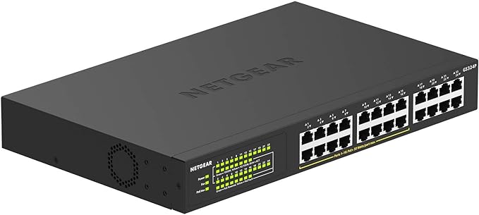 NETGEAR 24 Port PoE Switch Unmanaged – 24 Port PoE Gigabit Switch by NETGEAR