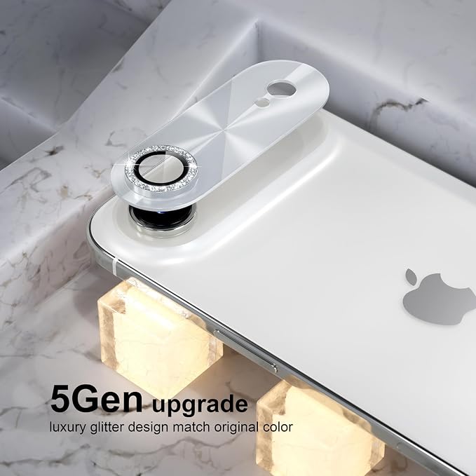 Choiche Compatible for iPhone 17 Air Camera Lens Protector, Bling Camera Cover - Image 7