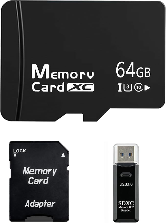 64GB Micro SD Card for Dashcam & Security Camera U3 V30 A1 | High Endurance by Unknown