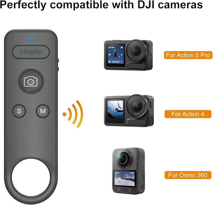 Bluetooth Remote Control for DJI Osmo Action 6/5, Smart Controller Wireless - Image 4