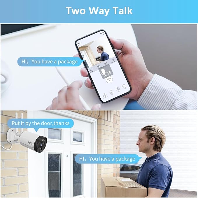 【All-in-One Security System】 Outdoor Wireless Security Camera System, Home - Image 5