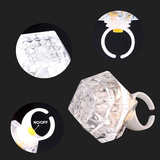 LED Light up Rings Toys - Image 3
