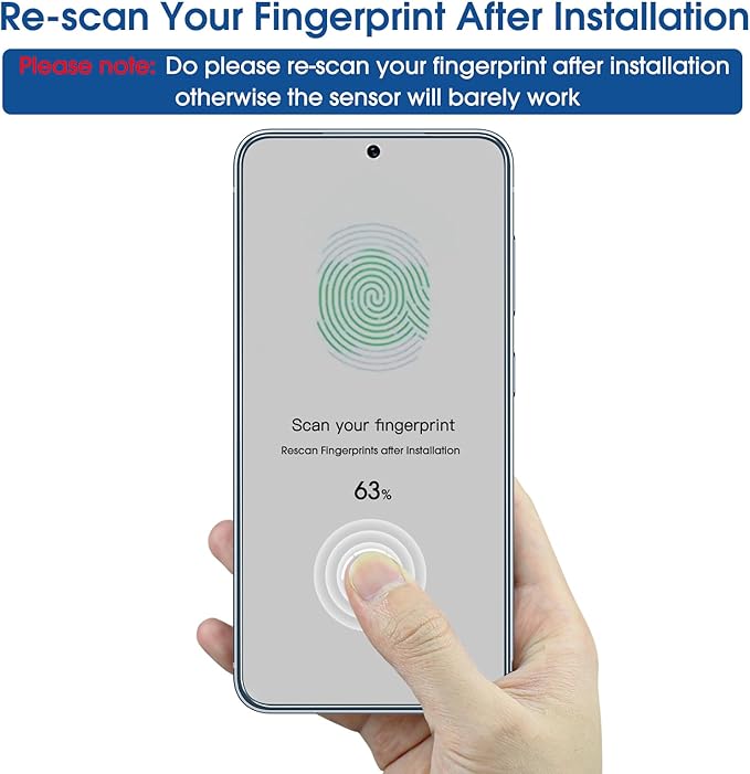 amFilm Auto-alignment OneTouch for Samsung Galaxy S26 6.3'' Screen Protector + - Image 6