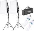 Photography Softbox Lighting Kit, YouTube Starter Kit, Photo Equipment Soft by Kshioe