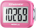 3D Pedometer for Walking, Simple Step Counter by NESKLA