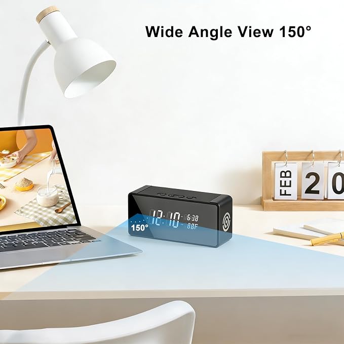 Hidden Camera Clock 4K HD WiFi, Wireless Camera - Image 8